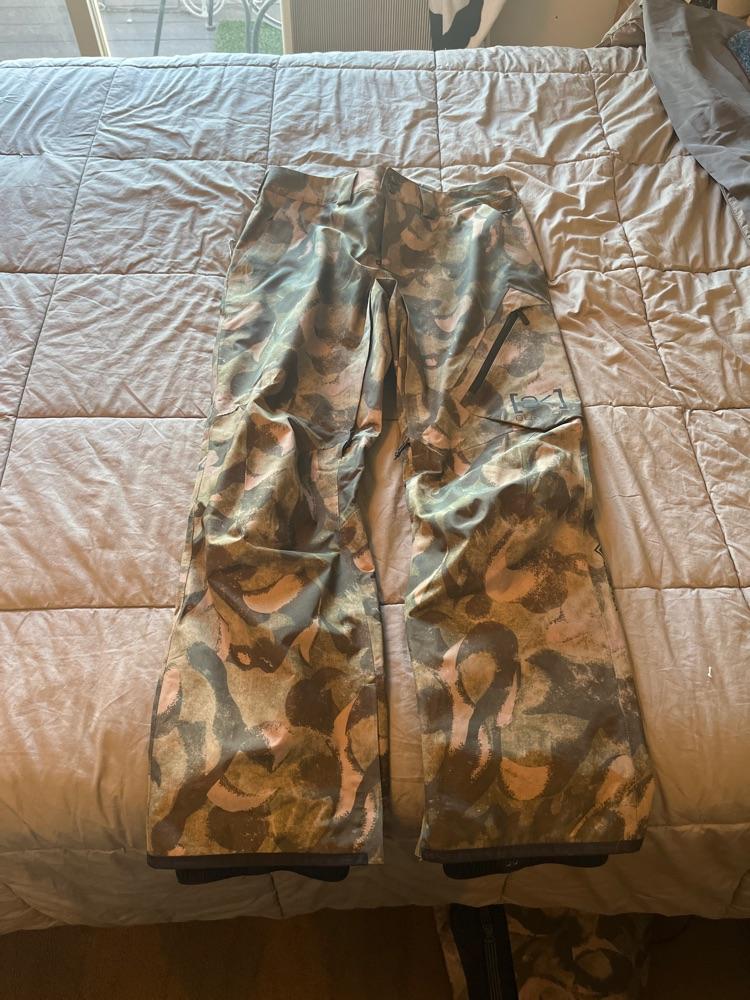 Burton AK camo jacket and pants shell