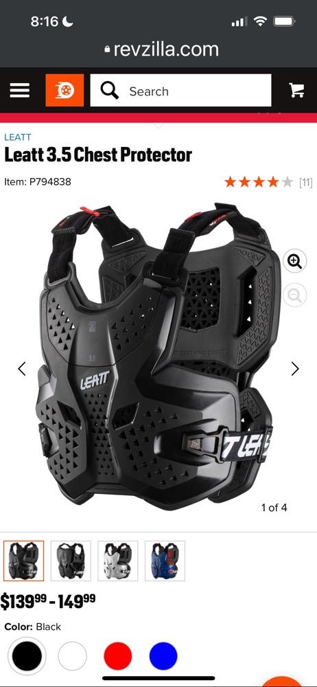 Leatt 3.5 chest guard