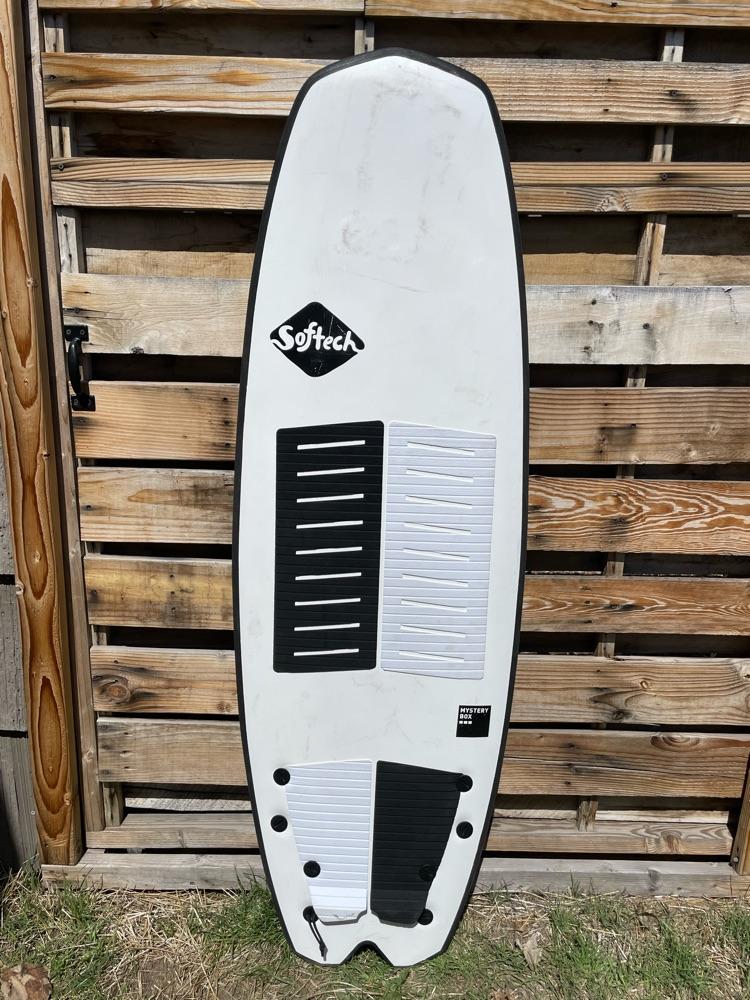 River surfboard Softech Mystery box 5’2”