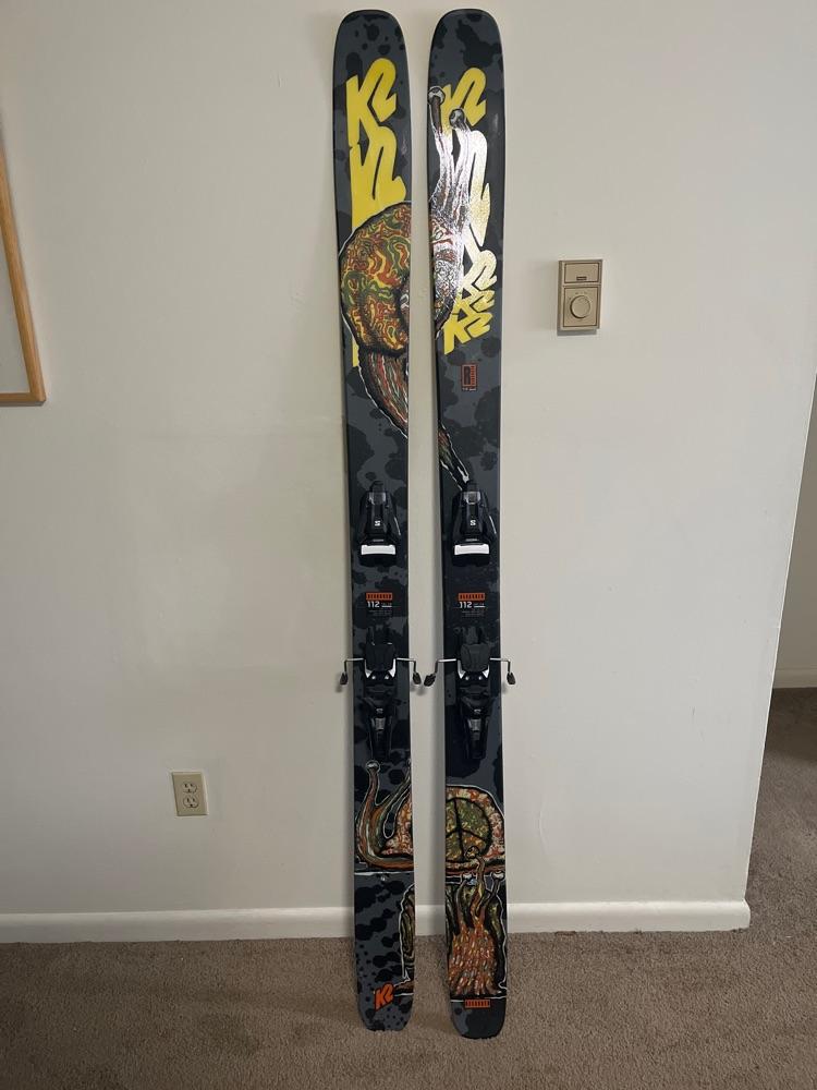 K2 Reckoner 112s with Solomon 14 Stive bindings 191