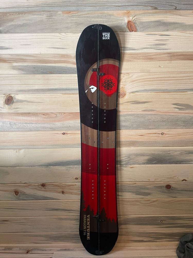 Venture Paragon Splitboard 156 with skins