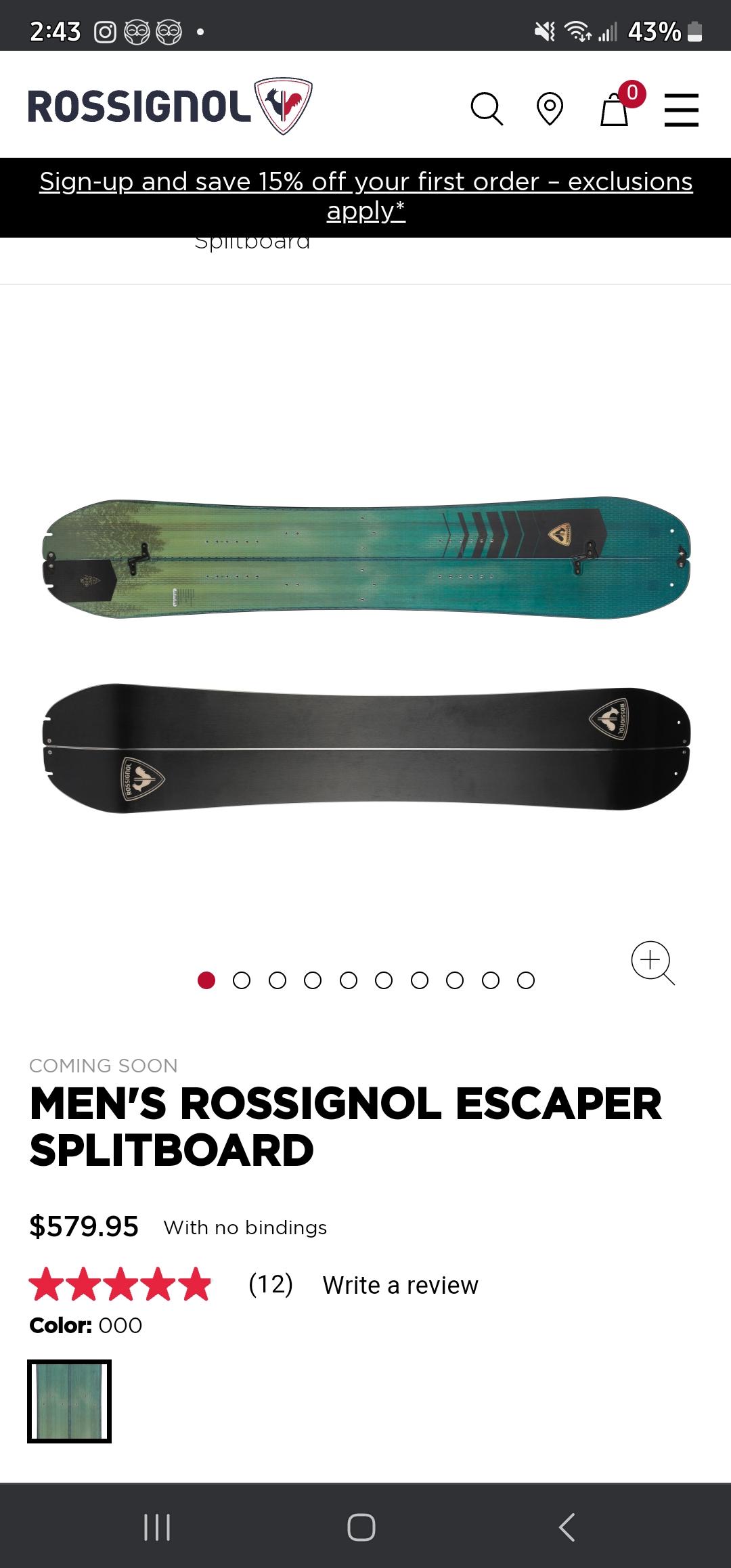 Rossignol, Escaper 2023, 157, mens