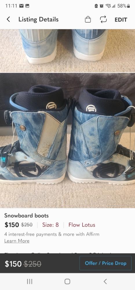 Snowboard boots