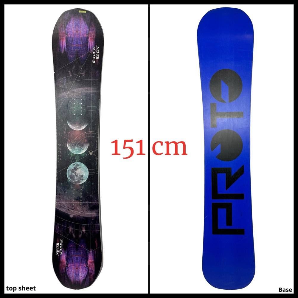 #2264 Never Summer Proto Type 2 Womens Snowboard 151 cm