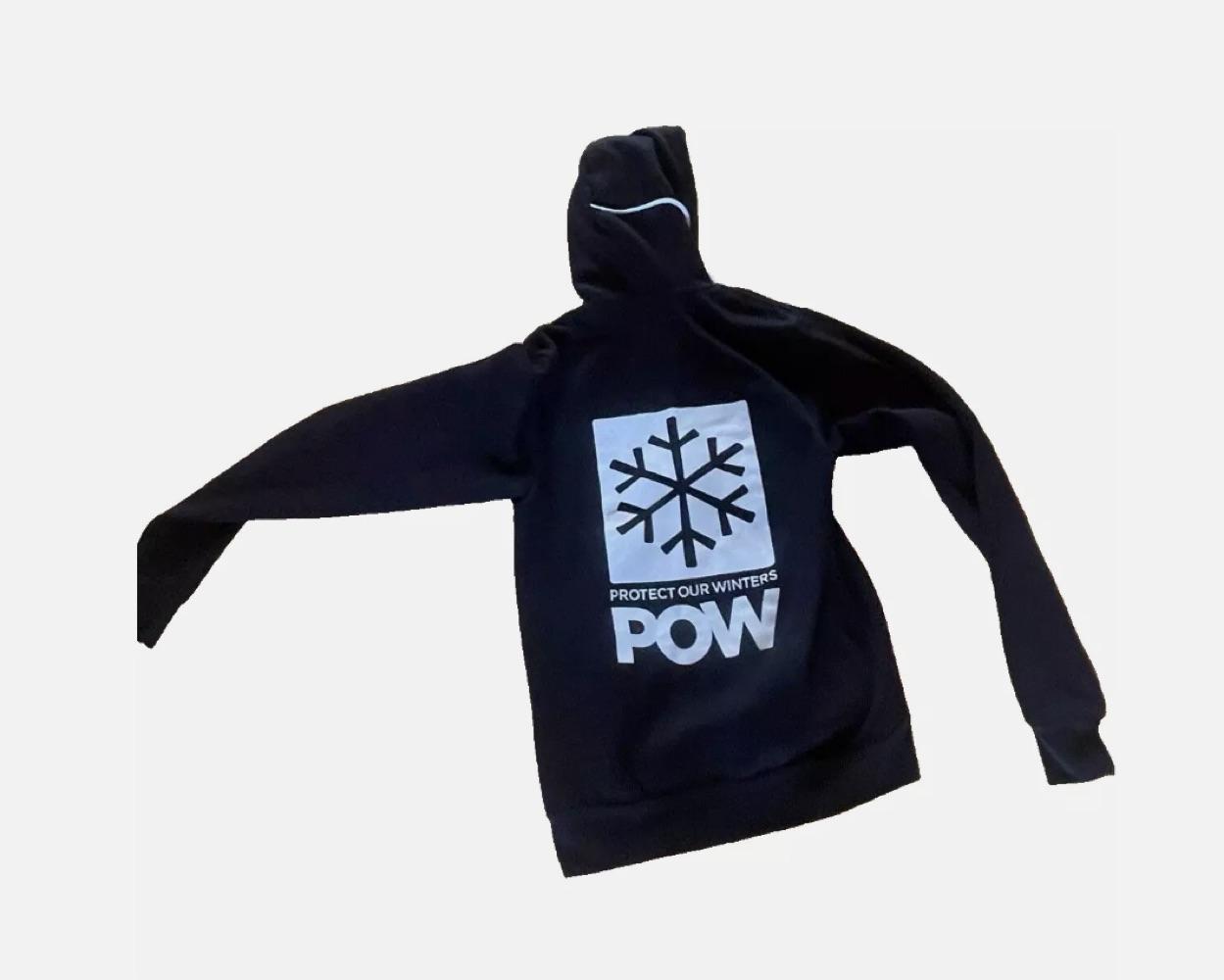 Protect Our Winters (POW) Zip Hoodie Size Small