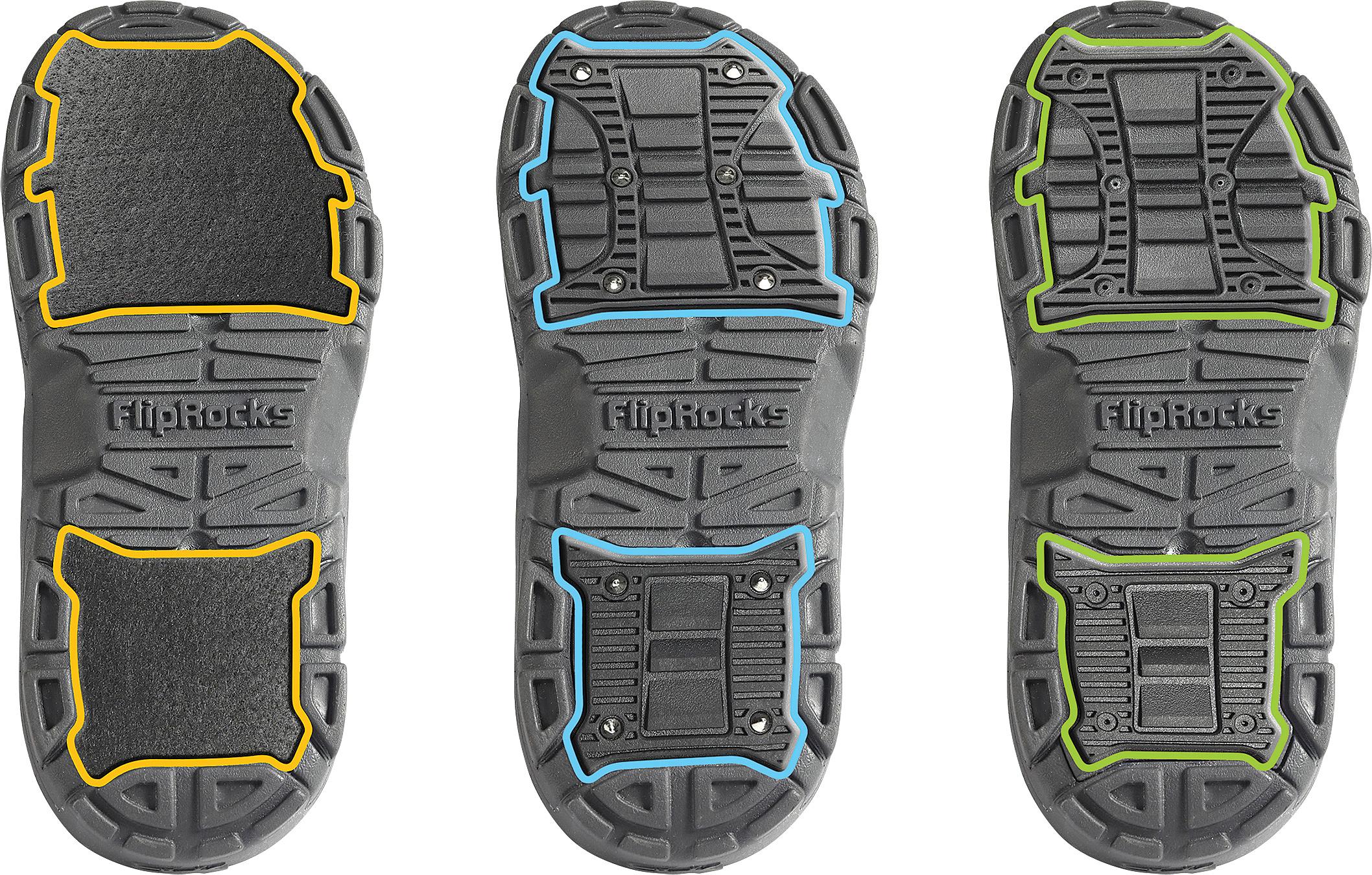 FLIPROCKS W/3 PADS BLACK 12/13