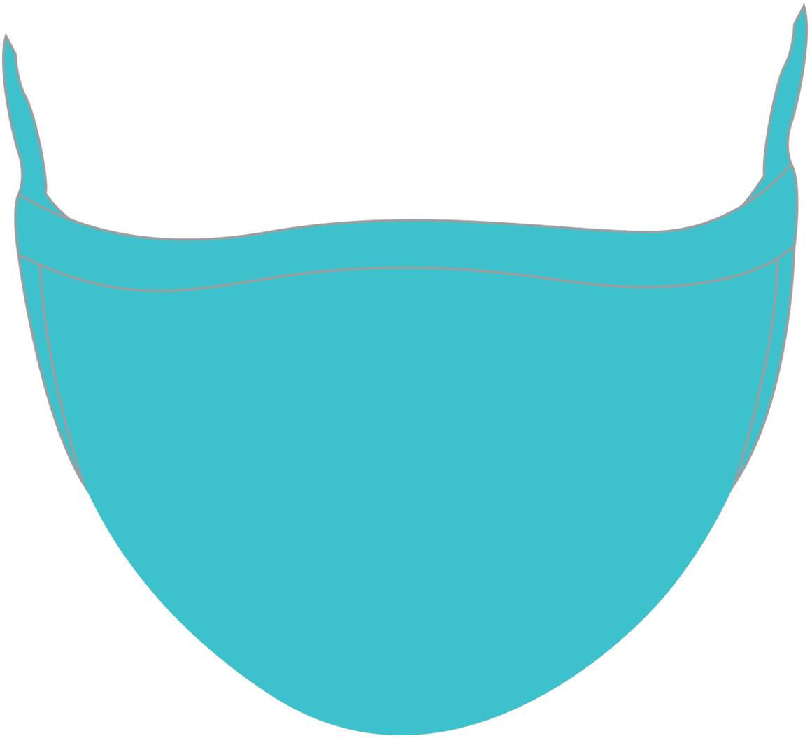 ELITE FACE MASK - TURQUOISE