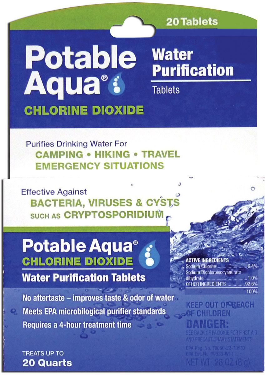 PA CHLORINE DIOXIDE TAB 20 PK