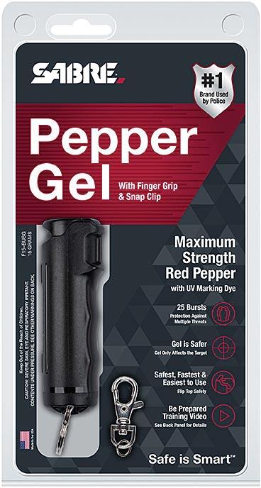 FLIP TOP PEPPER GEL - BLACK