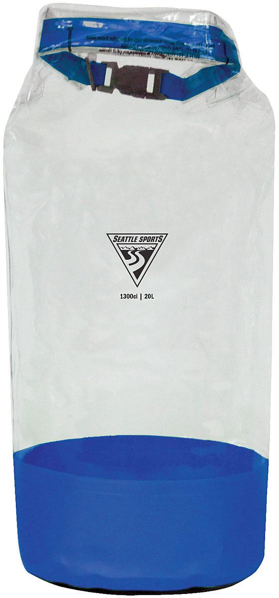 GLACIER CLEAR DRY BAG BLU 21L