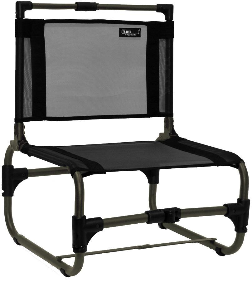 LARRY CHAIR ALUMINUM - BLACK