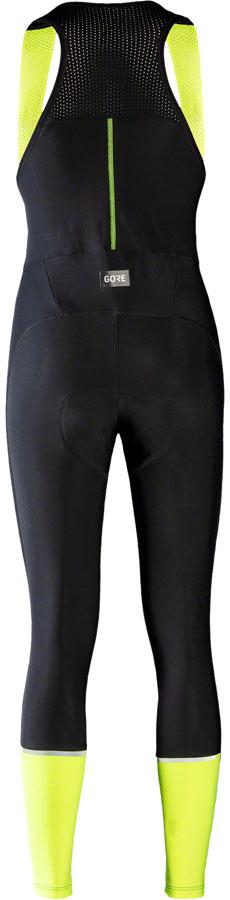 GORE Progress Thermo Bib Tights+ - Black/Neon Yellow, Women's, Large