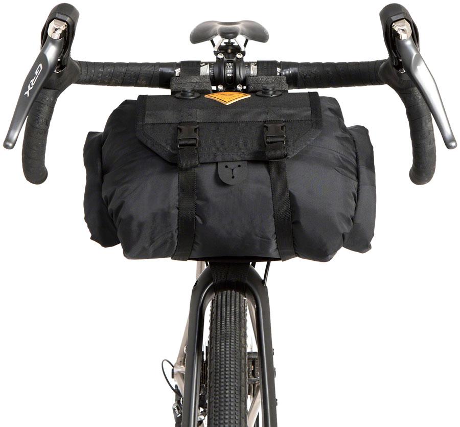 Restrap Bar Bag Handlebar Bag - Large, Black/Black