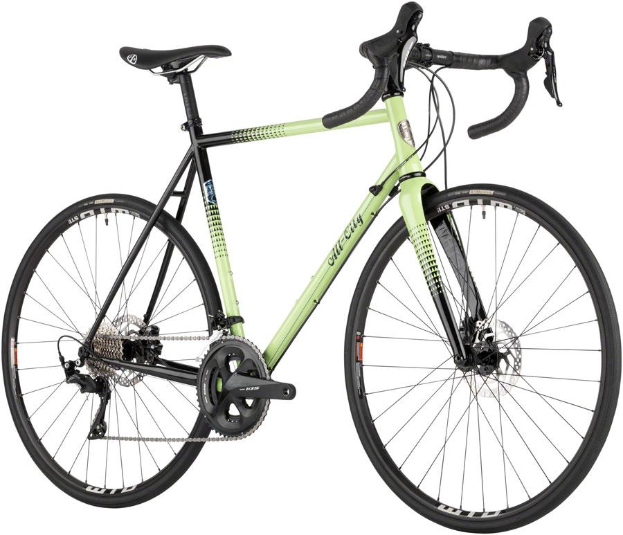 All-City Zig Zag Bike - 700c, Steel, 105, Honeydew Bling, 55cm