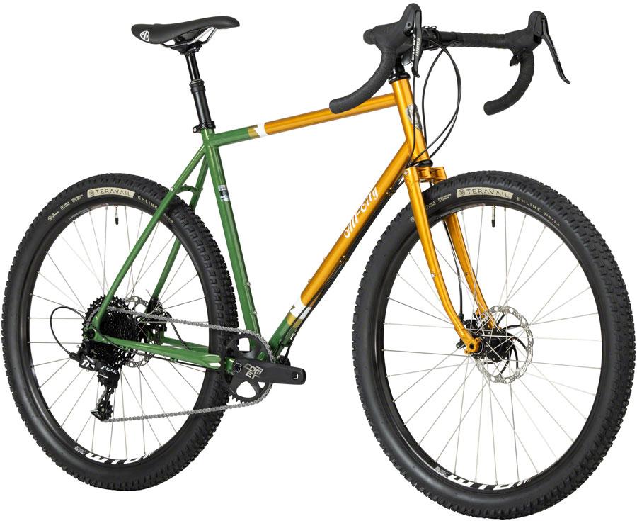 All-City Gorilla Monsoon Bike - 650b, Steel, APEX, Tangerine Evergreen, 52cm