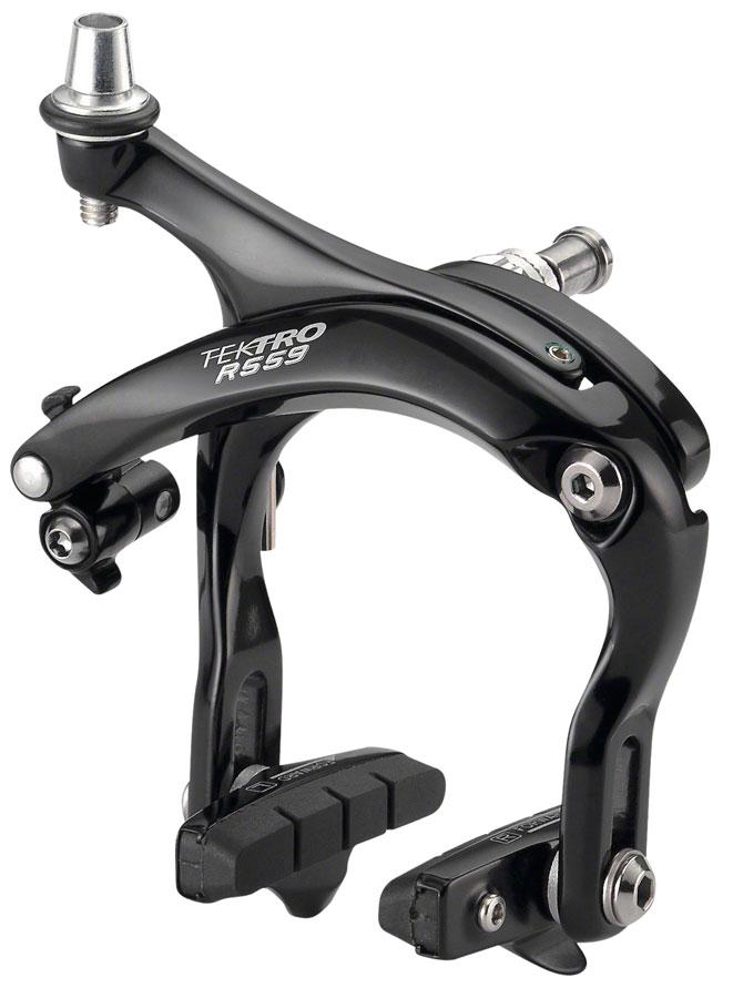 Tektro R559 Road Caliper Brake - Rear, Dual Pivot, Recessed Nut Mount, High Polish Black