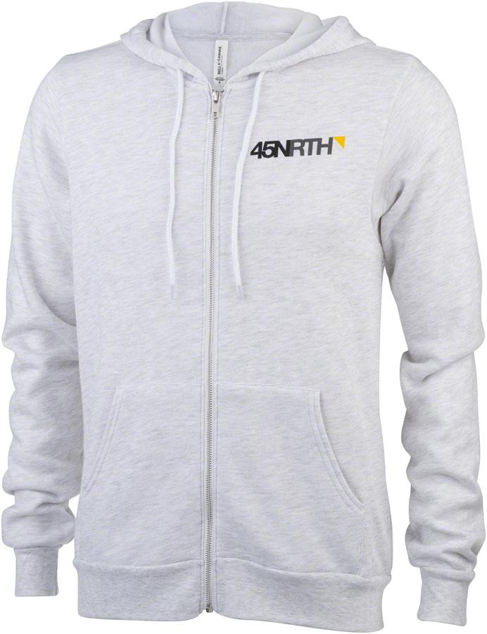 45NRTH Winter Wonder Zip Up Hoodie - Unisex, Ash, Medium