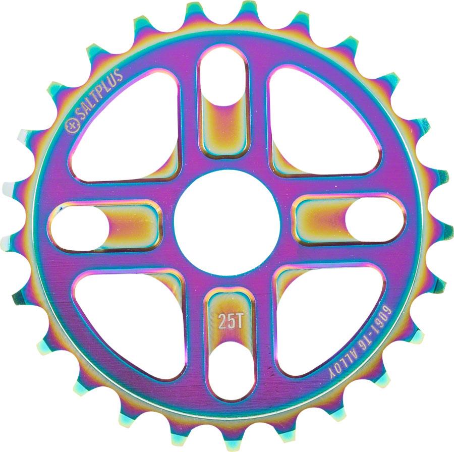 Salt Plus Manta Bolt Drive Sprocket 28t Oilslick Includes Adaptors for 19 and 22mm Spindles