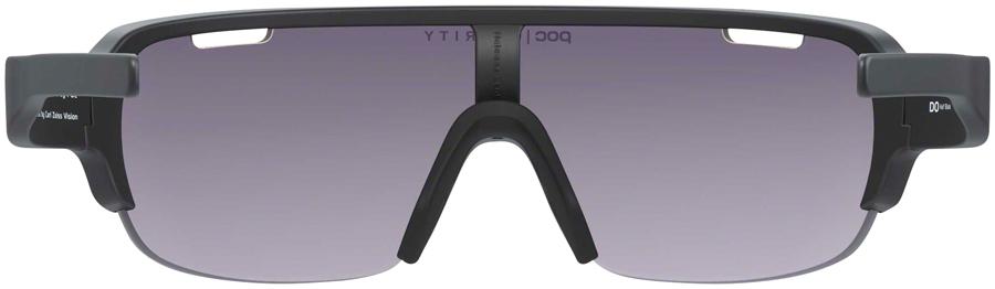 POC Do Half Blade Sunglasses - Uranium Black, Violet/Gold-Mirror Lens