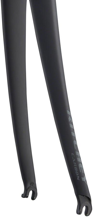 Ritchey Comp Carbon Road Fork, 700c, QR, 1-1/8", Aluminum Steerer, Black