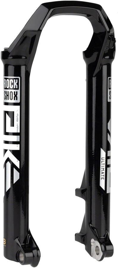 RockShox Lower Leg - Pike Ultimate C1+/Pike Flight Attendant (2023+), 27.5", 15 x 110 mm, Gloss Black