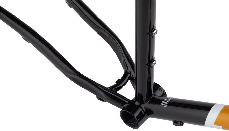 All-City Gorilla Monsoon Frameset - 650b, Steel, Charred Berry, 52cm