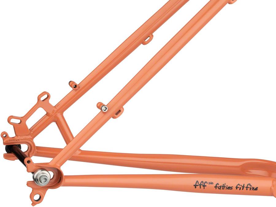 Surly Karate Monkey Frameset - 27.5", Steel, Peach Salmon Sundae, X-Large