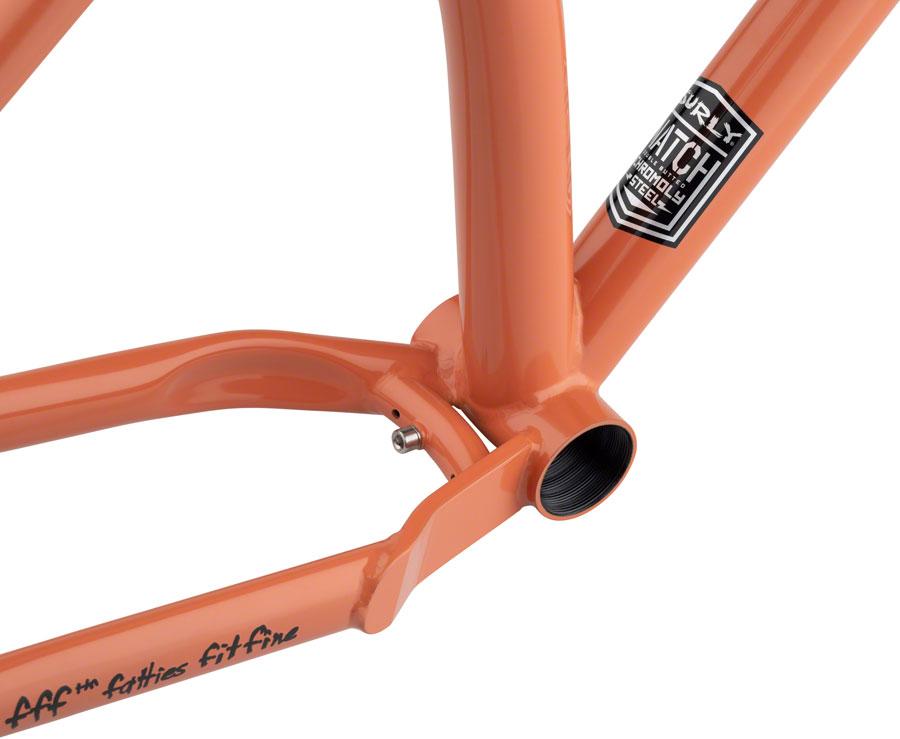 Surly Karate Monkey Frameset - 27.5", Steel, Peach Salmon Sundae, Medium