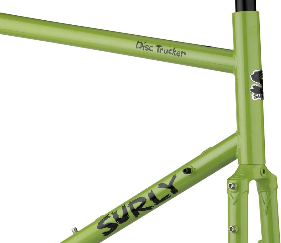 Surly Disc Trucker Frameset - 26", Steel, Pea Lime Soup, 54cm