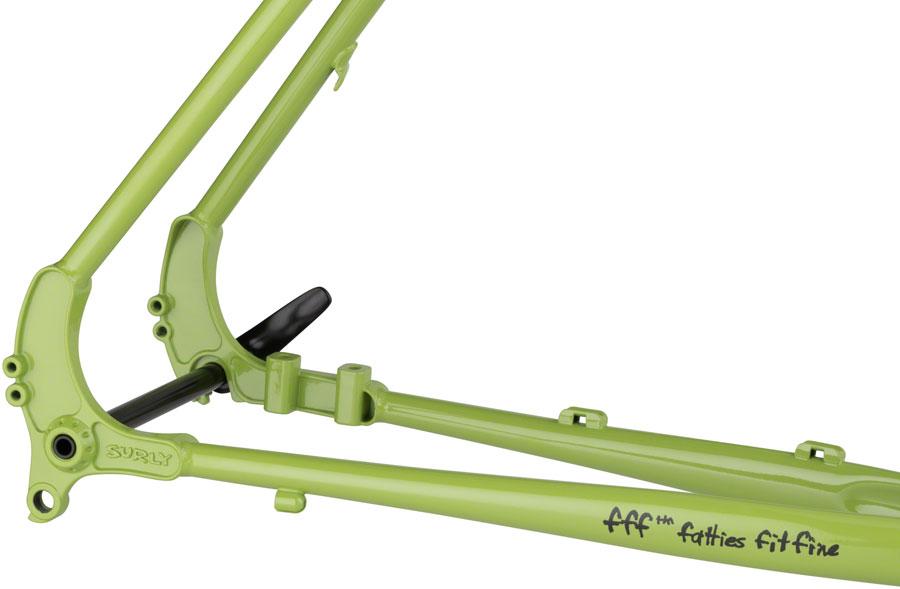 Surly Disc Trucker Frameset - 26", Steel, Pea Lime Soup, 50cm