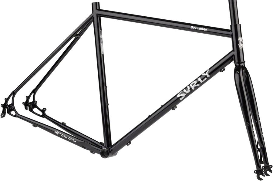 Surly Preamble Frameset - 700c, Black, Large
