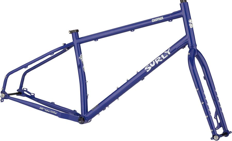 Surly  Grappler Frameset - 27.5, Steel, Subterranean Homesick Blue, Medium