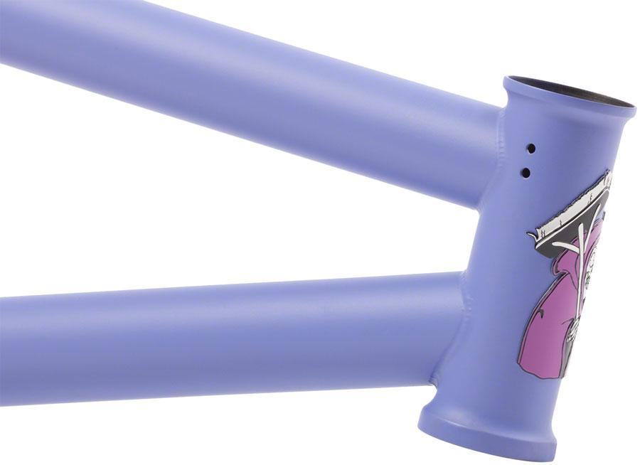 Sunday Street Sweeper BMX Frame - 20.75" TT, Blue/Lavender