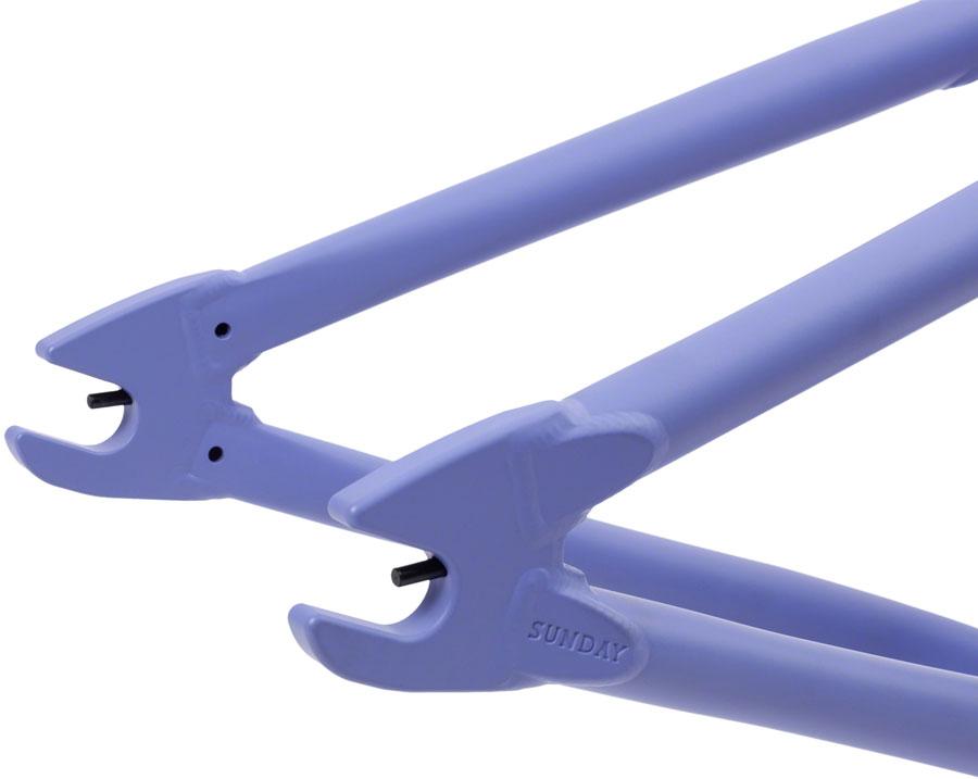 Sunday Street Sweeper BMX Frame - 20.5" TT, Blue/Lavender