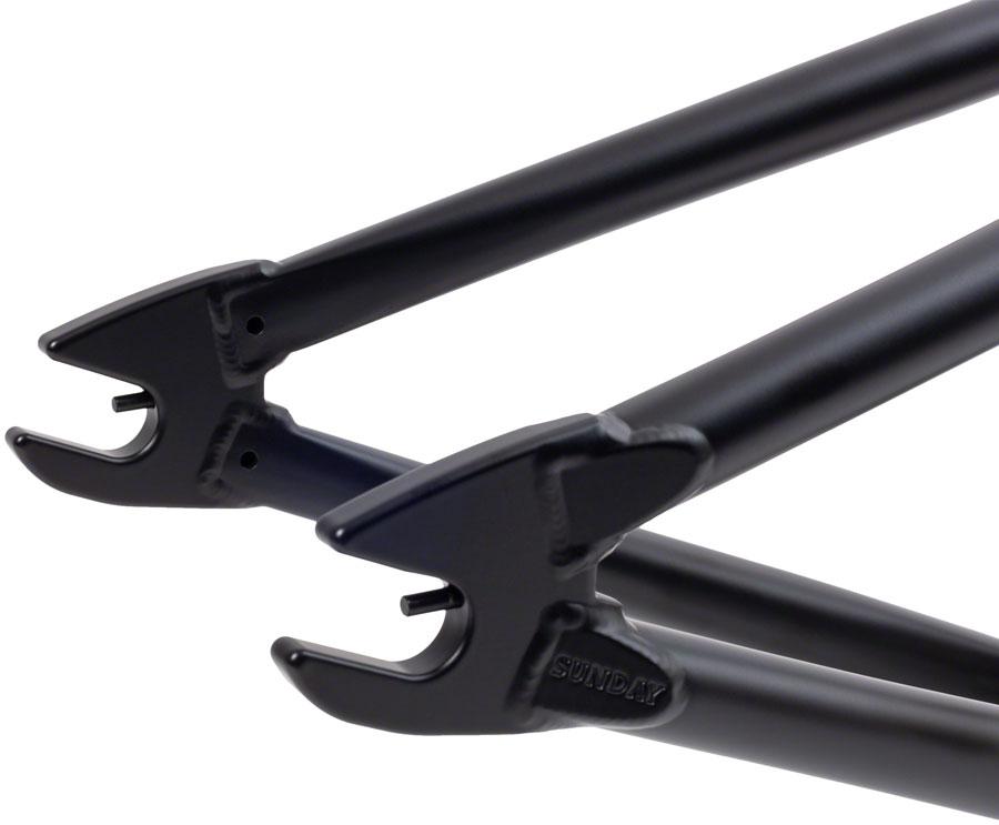 Sunday Darkwave BMX Frame - 21" TT, Matte Black