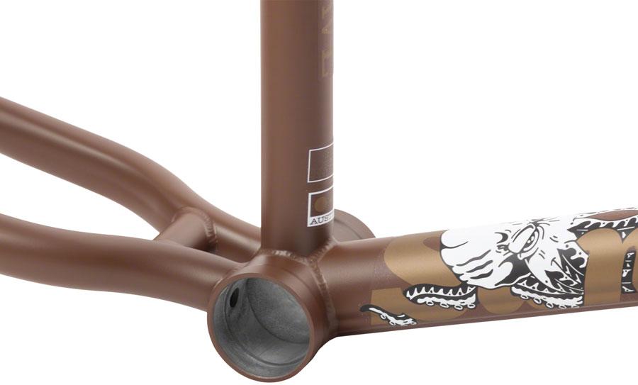 Sunday Darkwave BMX Frame - 21" TT, Matte Dark Brown