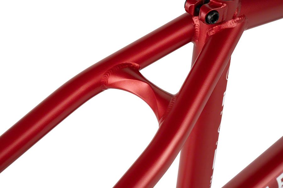 We The People Network BMX Frame - 21.1" TT, Matte Metallic Red