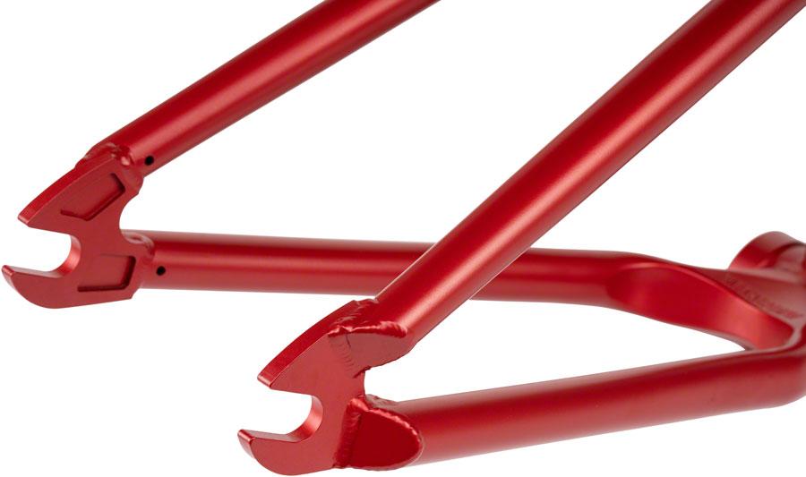 We The People Network BMX Frame - 21.1" TT, Matte Metallic Red