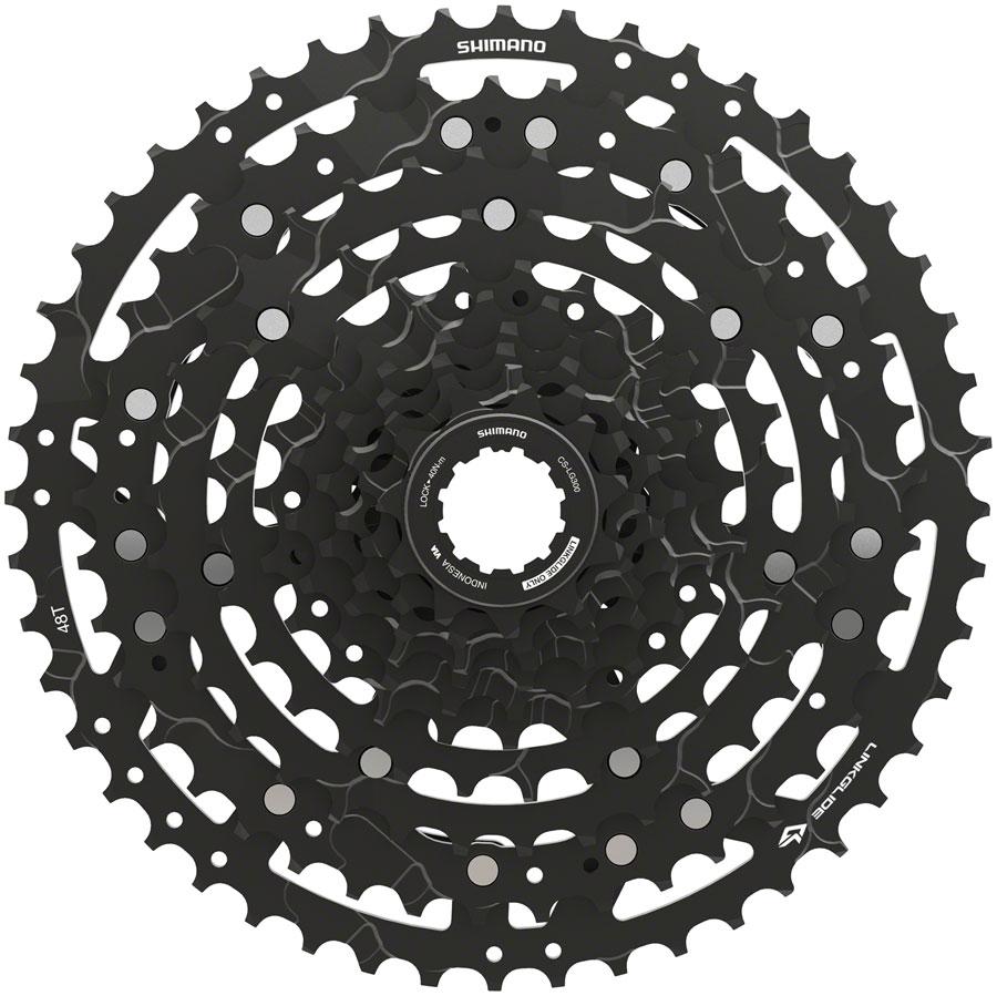 Shimano CUES  CS-LG300-10 Cassette - 10-Speed, 11-48t, LINKGLIDE, Black