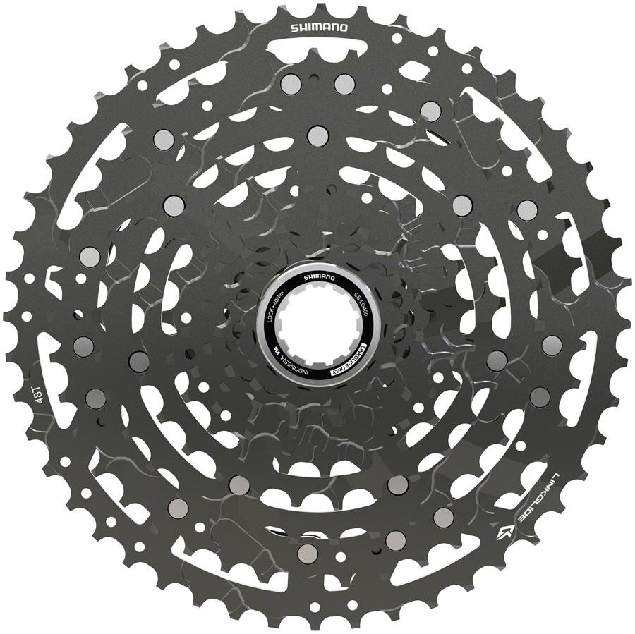 Shimano CUES  CS-LG400-10 Cassette - 10-Speed, 11-48t, LINKGLIDE, Black