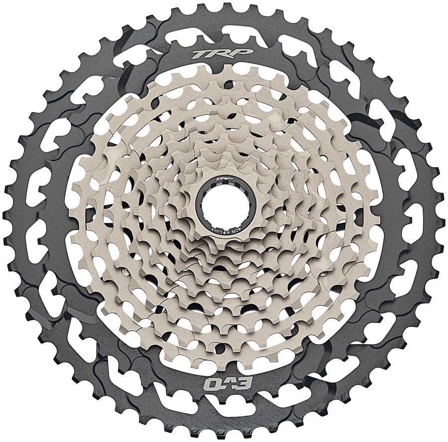 TRP CS-M9050-12 EVO Cassette - 12-Speed, 10-52t, MicroSpline Compatible, Silver/Black