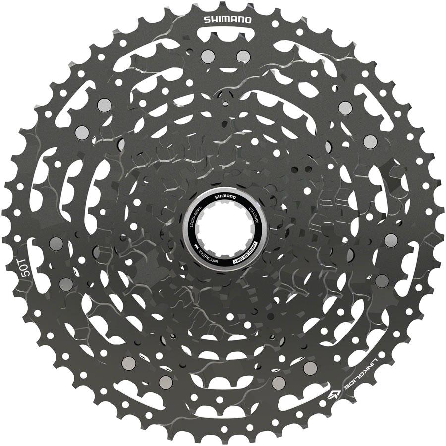 Shimano CUES  CS-LG400-11 Cassette - 11 Speed, 11-50t, LINKGLIDE, Black