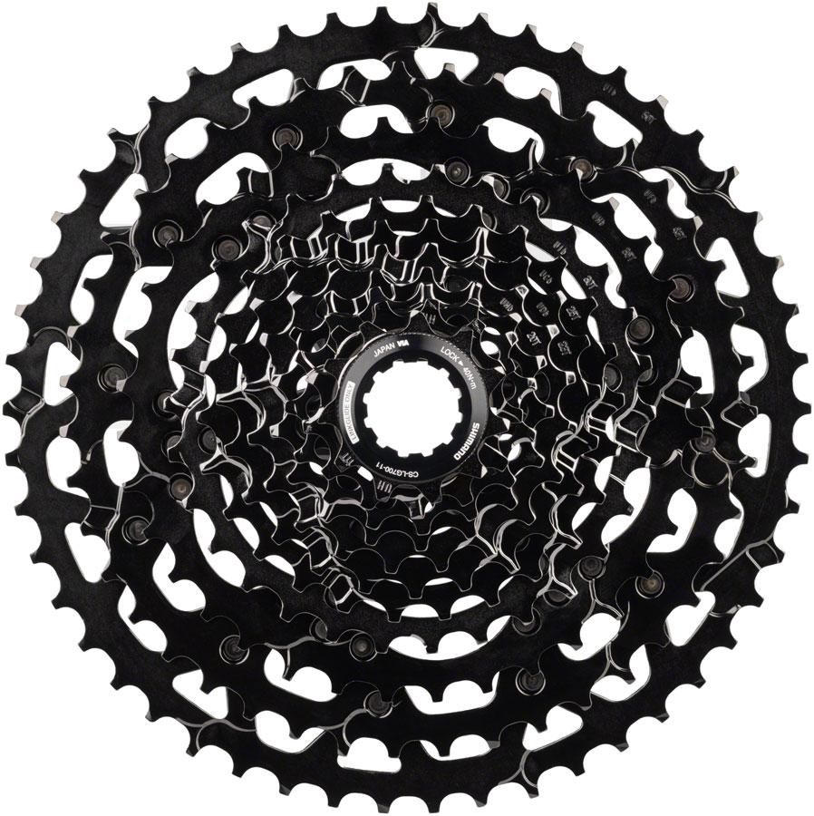 Shimano CUES  CS-LG700-11 Cassette - 11 Speed, 11-50t, LINKGLIDE, Black