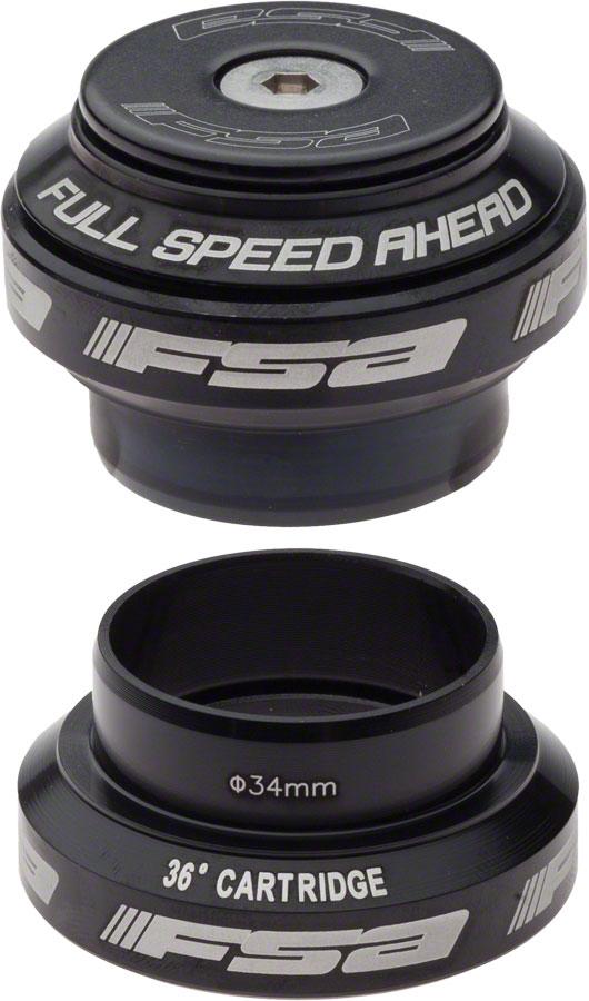 Full Speed Ahead Orbit MX 1-1/8" Threadless Headset, Black