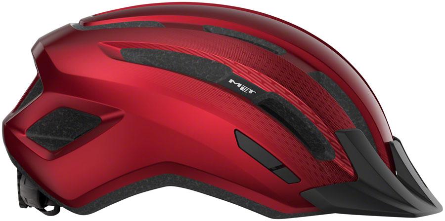 MET Downtown MIPS Helmet - Red, Glossy, Small/Medium