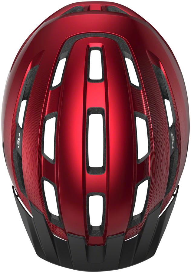 MET Downtown MIPS Helmet - Red, Glossy, Small/Medium