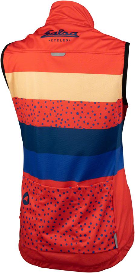 Salsa Team Polytone Women's Vest - Red, w/ Stripes, Large