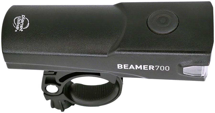 Planet Bike Beamer 700 + Rojo 100 Headlight and Taillight Set, 700/100 Lumen, USB Rechargable, Black