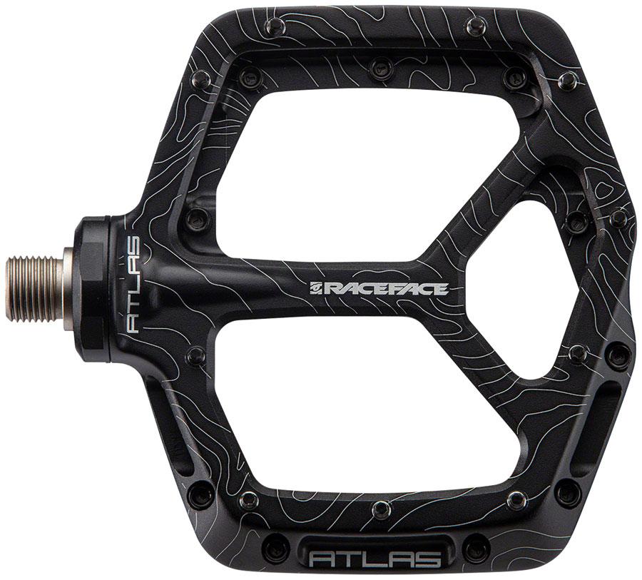 RaceFace Atlas Pedals - Platform, Aluminum, 9/16", Black