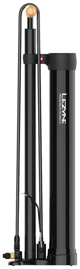 Lezyne Pressure Overdrive Floor Pump: Black